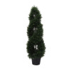 UV Cedar Double Spiral Everyday Topiary - 4 ft.