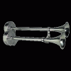 Schmitt & Ongaro Marine Ongaro Deluxe SS Dual Trumpet Horn - 24V