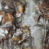 Empire Art Primo Mixed Media Sculpture - Water Lilly Pads 2