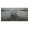 Empire Art Direct Primo Mixed Media Hand Painted Iron Wall Sculpture - Pier