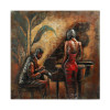 Empire Art Direct Primo Mixed Media Hand Painted Iron Wall Sculpture - Romance