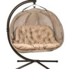 Flower House Bark Hanging Pumpkin Chair Brown