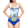 Corona Extra 44915-S Corona Extra Women Beach Scene One Piece Swimsuit - Small