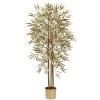 Nearly Natural 5 ft. Golden Bamboo Tree With 880 Leaves