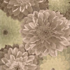 Nourison 1754 Tropics Area Rug Collection Taupe and Green 5 ft 3 in. x 8 ft 3 in. Rectangle
