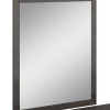 Home Roots Beddings Refined High Gloss Mirror Grey - 43 in.