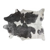 Home Roots Scotland Cowhide Rug, Silver, Black & White - 6 x 7 ft.