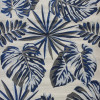 HomeRoots 5 ft. 3 in. x 7 ft. 7 in. Polypropylene Grey & Blue Area Rug