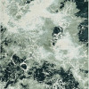 HomeRoots 6 ft. 7 in. x 9 ft. 6 in. Polyester Silver Area Rug