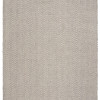 HomeRoots 5 x 8 ft. Wool Oatmeal Area Rug