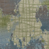 HomeRoots 6 ft. 7 in. x 9 ft. 6 in. Polypropylene Green & Blue Area Rug