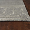 HomeRoots 5 x 7 ft. Wool Grey Area Rug