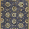 HomeRoots 5 x 8 ft. Wool Midnight Area Rug