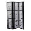 Ore Furniture 3 Panel Shoji Screen - Black