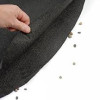 GL International 18 x 40 ft. Oval Armor Shield Floor Liner Pad - Black