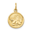 Finest Gold 13 x 21 mm 14K Yellow Gold Polished Angel Charm