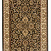 Radici 1305-1121-BLACK Noble Rectangular Black Traditional Italy Area Rug- 5 ft. 5 in. W x 8 ft. 3 in. H