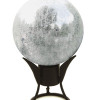 Achla 12 in. Gazing Globe in Crackle Silver