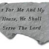 Kay Berry- Inc. As For Me And My House - Memorial - 15.75 Inches x 11 Inches
