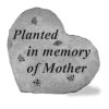 Kay Berry- Inc. Planted In Memory Of Mother - Heart Shaped Memorial - 8.5 Inches x 7 Inches