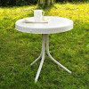 Crosley Furniture Griffith Metal 20 in. Side Table in White Finish