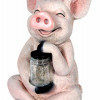 Exhart Environmental Systems Solar Pig with Firefly Jar Statue