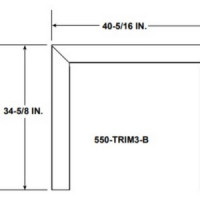 Majestic Trim Kit: Designed to enhance the appearance and functionality of Majestic fireplaces.
