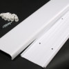 Wiremold White Flat Screen TV Cord Cover Kit