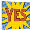 Global Gallery 30 x 30 in. Word Power - Yes Art Print - BG.Studio