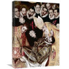 Global Gallery 22 in. Burial of Count Orgaz - Detail Art Print - El Greco