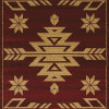 United Weavers 5 ft. 3 in. x 7 ft. 2 in. Affinity Teton Area Rug Red