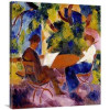 36 in. At the Garden Table Art Print - Auguste Macke