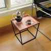 Achla Arne Stand with Copper Tray Short