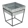Achla Arne Stand with Deep Galvanized Tray Short