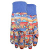 Midwest Quality Glove Nickelodeon Kids Cotton Gardening Gloves - Blue- pack of 6