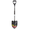 Truper 11 x 8.75 x 27 in. D-Handle Steel Round Point Shovel Assorted