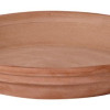 Deroma 8731CPZ Terra Cotta Saucer Chocolate - 12.2 in. dia. x 1.6 in. - pack of 8