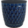 Southern Patio 6 in. Honeycomb Planter Cobalt