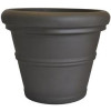 Tusco 15.5 in. Rolled Rim Planter - Espresso