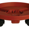 Bloem 16 in. Round Plant Caddie Saucer Terra Cotta