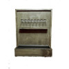 Grown by you Wall Mounted Spice Rack with Planting Tray Barnwood