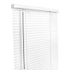 Living Accents Vinyl 1 in. Mini-Blinds 31 x 64 in. White Cordless