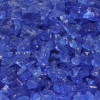 American Fireglass Light Blue Recycled Fire Pit Glass - Medium 10 lbs