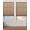 Safe Styles Cordless Light Filtering Pleated Shade Camel - 32 x 64 in.
