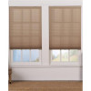 Safe Styles Cordless Light Filtering Pleated Shade Camel - 63.5 x 72 in.