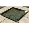 OutdoorGreatroom Grey Glass Fire Pit Burner Cover 24 x 24 in.