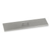 American Fireglass 30 x 6 in. Stainless Steel Cover for Linear Drop-In Fire Pit Pan