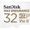 Sandisk SDSQQVR-032G-AN6IA 32GB MAX ENDURANCE USD 100/40MB/S U3 V30 C10 C