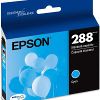 EPSON 288 DURABrite Ultra Ink Standard Capacity Cyan Cartridge (T288220-S)