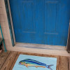 Betsy Drake Dolphin Fish Door Mat 18 x26